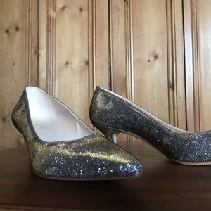 Vero Cuoio Silver Kitten Heel made in Italy